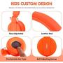 ONTA gorsun Foldable On Ear Audio Adjustable Lightweight Headphone for chlidren Cellphones Smartphones iPhone Laptop Computer Mp3/4 Earphones (Orange)