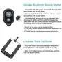 Phone Tripod, Portable Cell Phone Tripod Adjustable Tripod Stand Holder with Wireless Remote, Flexible Tripod Stand Compatible for iPhone Android Phone Compact Digital Camera Sports Camera Phone Tripod, Portable Cell Phone Tripod Adjustable Tripod Stand Holder with Wireless Remote, Flexible Tripod Stand Compatible for iPhone Android Phone Compact Digital Camera Sports Camera