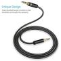 Syncwire Long Aux Cable 6.5Ft- Auxiliary Audio Cable for Headphones, Car, Home Stereos, iPhone/iPad iPod/Echo Dot, Galaxy S8 / Galaxy Note 8 / Smartphones & More - Black