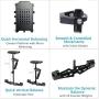 Flycam HD-3000 Stabilizer with Galaxy Dual Arm & Body Vest Steadycam System (GLXY-AV-HD-3) For Video DSLR Cameras | Free Accessories
