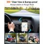VANMASS Universal Air Vent Car Phone Holder, Patent Quick Release Button Cell Phone Holder for Car, Suit for Smartphone with Thick Case-Such as iPhone6/ iPhone 11 Max/Samsung Galaxy with Ring Case