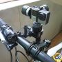 Bike Camera Holder Bicycle Handlebar Mount Holder Motorcycle Handlebar Action Camera Gimbal Stabilizer Tripod Holder for Osmo Feiyu Zhiyun Q