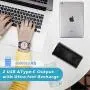 Solar Power Bank 30000mAh, Solar Charger, Qi Wireless Charger, Outputs 5V/3A High-Speed & 2 Inputs Huge Capacity Phone Charger for Smartphones, IP66 Rating, Strong Light LED Flashlights Solar Power Bank 30000mAh, Solar Charger, Qi Wireless Charger, Outputs 5V/3A High-Speed & 2 Inputs Huge Capacity Phone Charger for Smartphones, IP66 Rating, Strong Light LED Flashlights