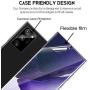 LK [2 Pack] Screen Protector + [2 Pack] Camera Lens Protector for Samsung Galaxy Note 20 Ultra, [Positioning Tool] [In-Display Fingerprint Support] HD Ultra-Thin, Anti-Scratch, Flexible TPU Film