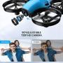 Drone with Camera for Kids, Potensic A30W RC Mini Quadcopter with 720P HD Camera, One Button Take Off/Landing, Route Setting, Gravity Induction and Emergency Stop-Dual Battery