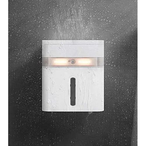 Omeet Toilet Paper Roll Holder with Automatic Sensor LED Lighting and Smartphone Holder Shelf, Wall Mounted Bathroom Tissue Storage, Waterproof, Large Dual Capacity Omeet Toilet Paper Roll Holder with Automatic Sensor LED Lighting and Smartphone Holder Shelf, Wall Mounted Bathroom Tissue Storage, Waterproof, Large Dual Capacity