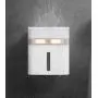 Omeet Toilet Paper Roll Holder with Automatic Sensor LED Lighting and Smartphone Holder Shelf, Wall Mounted Bathroom Tissue Storage, Waterproof, Large Dual Capacity Omeet Toilet Paper Roll Holder with Automatic Sensor LED Lighting and Smartphone Holder Shelf, Wall Mounted Bathroom Tissue Storage, Waterproof, Large Dual Capacity