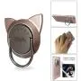 Finger Ring for Magnetic Car Mount,Metal Cell Phone Finger Holder Stand, Pop 360 Rotation Cat Shape Grip Socket Kickstand for iPhone X 7 8 Plus 6 6S SE, Samsung Galaxy Note 8 S8 S7 Tablet (Rose Gold)