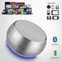 NUBWO Portable Bluetooth Speaker with Enhanced Bass and Stereo Sound, 8H Playtime, Bulti in Mic, Mini Wireless Speaker Portable for Phone, iPad, Mac, Tablet, Echo(Sliver)