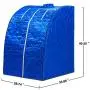 KUPPET 2020s Newest Portable Folding Steam Sauna-2L One Person Home Sauna Spa for Full Body Slimming Loss Weight w/Chair, Remote Control, Steam Pot, Foot Rest, Mat (Blue)… KUPPET 2020s Newest Portable Folding Steam Sauna-2L One Person Home Sauna Spa for Full Body Slimming Loss Weight w/Chair, Remote Control, Steam Pot, Foot Rest, Mat (Blue)…