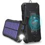 Wireless Charger Solar Phone Charger 24000mAh Tranmix 18W PD Power Bank with 4 Outputs & QC 3.0 Portable Charger Battery Pack for Most Phones, Tablets, LED Flashlights and Outdoor Waterproof