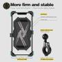 Bicycle & Motorcycle Phone Mount, Aluminum Alloy Bike Phone Holder with 360° Rotation for iPhone 11 Pro Max X XR Xs 7s 8 Plus, Samsung S20 S7/S6/Note10/9/8/4 GPS