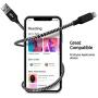 iPhone Charger MFi Certified Lightning Cable 3FT/6FT/10FT Nylon Braided USB Charging Cord Compatible with iPhoneXs/Max/XR/X/8/8Plus/7/7Plus/6S/6S