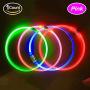 BSEEN LED Dog Collar, USB Rechargeable, Glowing pet Dog Collar for Night Safety, Fashion Light up Collar for Small Medium Large Dogs