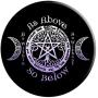 Wiccan Pagan Witch As Above, So Below Sacred Item Pentacle PopSockets Grip and Stand for Phones and Tablets