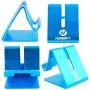 Honsky Solid Portable Universal Aluminum Desktop Desk Stand Hands-free Mobile Smart Cell Phone Holder Tablet Display Stand, Cellphone Stand, Smartphone Mount Cradle, Blue