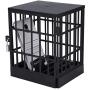 OutTop(TM) Mobile Phone Jail Cell Phones Prison Lock Up Safe Smartphone Stand Holders Classroom Home Table Office Storage Gadget -Family Time for Party Fun (Black)