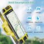 Bike Motorcycle Phone Mount, ANCwear 5-in-1 Portable Phone Holder, Adjustable Silicon Universal Fit Handlebars and Smart Phones Like iPhone Xs Max R X 8 Plus 7 Samsung