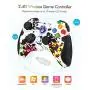 EasySMX 2.4G Wireless Controller for PS3, PC Gamepads with Vibration Fire Button Range up to 10m Support Windows PC, PS3, Android, Vista, TV Box Portable Gaming Joystick Handle (White)