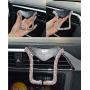 Universal Car Phone Holder Bling Rhinestone Crystal Phone Bracket for Car Air Vent Mount Clip, Stylish Sparkling Shiny Cell Phone Holder for iPhone/Samsung Car Holder (AB Pink)