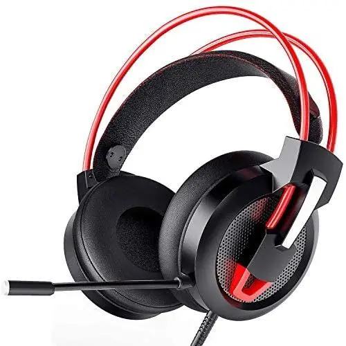 Zentouch Gaming Headset, Xbox One Headset with 7.1 Surround Sound & Noise Cancelling Over Ear Headphones with Mic, Stereo Headset for PS4 Xbox PC Nintendo Switch Cell Phone Laptop Tablet