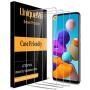 [3 Pack] UniqueMe Screen Protector for Samsung Galaxy A21 Tempered Glass, 9H Hardness [Case Friendly] Bubble Free-Clear HD