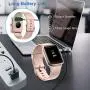 Willful Smart Watch for Android Phones and iOS Phones Compatible iPhone Samsung, IP68 Swimming Waterproof Smartwatch Fitness Tracker Fitness Watch Heart Rate Monitor Smart Watches for Men Women Pink