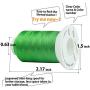 Simthread 120 Spools Polyester Machine Embroidery Thread Kit 40 Weight 550Y(500M) for Home Embroidery Sewing Machines Similar to Madeira and Robinson-Anton Colors