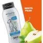 Wahl White Pear Brightening Shampoo for Pets – Whitening & Animal Odor Control with Silky Smooth Results for Grooming Dirty Dogs – 24 oz