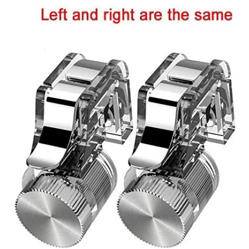 LFJNET PUBG L1R1 Gaming Trigger Mobile Phone Fire Button Handle Grip Shooter Controller Transparent