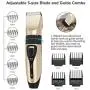 Ceenwes Cordless Pet Grooming Clippers Professional Pet Hair Clippers Detachable Blade with 4 Comb Guides for Small Medium & Large Dogs Cats and Other House Animals Pet Grooming Kit Ceenwes Cordless Pet Grooming Clippers Professional Pet Hair Clippers Detachable Blade with 4 Comb Guides for Small Medium & Large Dogs Cats and Other House Animals Pet Grooming Kit