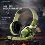 Luonita Computer Gaming Headset with Microphone ，TC-A4 Headset Camouflage Computer Game Headset Mobile Phone Headset Earphone Headset for Men