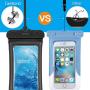 Floatable Waterproof Phone Pouch, Floating Water Proof Cell Phone Case for iPhone Xs Max/XR/X/8/8P/7/6S Galaxy up to 6.5", Lanyard Dry Bag for Snorkeling Pool Beach Kayaking Travel (2 Pack Black)