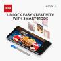 Zhiyun Smooth X, Portable Gimbal Stabilizer, Foldable Selfie Stick, with Intelligence Object Tracking, Compatible with iPhone 11 Pro Xs Max X Smartphone Cell Phone Samsung, Pouch+ Tripod White
