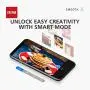 Zhiyun Smooth X, Portable Gimbal Stabilizer, Foldable Selfie Stick, with Intelligence Object Tracking, Compatible with iPhone 11 Pro Xs Max X Smartphone Cell Phone Samsung, Pouch+ Tripod White