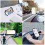 BESP Bike Phone Holder, 360°Rotation Bike Phone Mount, Anti Shake Silicone Bicycle Phone Holder, Universal Handlebar Stand for iPhone 11 Pro Max/X/XS MAX/XR/8/8 Plus, Samsung S20 (Black)