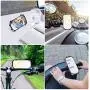 BESP Bike Phone Holder, 360°Rotation Bike Phone Mount, Anti Shake Silicone Bicycle Phone Holder, Universal Handlebar Stand for iPhone 11 Pro Max/X/XS MAX/XR/8/8 Plus, Samsung S20 (Black)