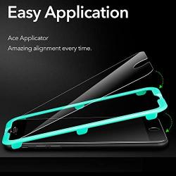 ESR iPhone 8 Plus / 7 Plus Screen Protector, [2-Pack] Force Resistant Up to 22 Pounds Tempered Glass with Free Self-Installation Kit, Case Friendly for iPhone 8 Plus / 7 Plus / 6s Plus / 6 Plus