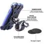 Bike Phone Holder, Bicycle Phone Holder Anti Shake Motorcycle Handlebar Mount with 360 ° Rotation Adjustable Bike Phone Mount for iPhone X/6/7/8 Plus, Samsung Galaxy S9/S8 Plus, 4"-6.5" Phones, GPS
