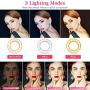Selfie Ring Light, YBLNTEK Cell Phone Ring Light Clip Rechargeable Ring Light with 40 LEDs Led Circle Light for Phone Camera Photography Video