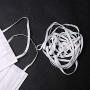 NIKB 1/8 inch Elastic for Sewing Masks 100-Yards White Elastic Cord for Masks Elastic Bands for Sewing Flat Elastic Rope for Crafting/Heavy Stretch Knit Elastic Spool