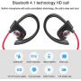 Bluetooth Headphone 4.1 Wireless Stereo with Microphone Sport Headset in-Ear Earphone for Other Smartphones or Bluetooth Devices (Red)