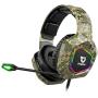 Soulion Tracer 25 Gaming Headset for PS4 Xbox One PC, Stereo Surround Sound Gaming Headphones with Noise Cancelling Microphone, RGB Lights for Computer Laptop NS Mobile