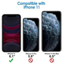 JETech Case for Apple iPhone 11 (2019), 6.1-Inch, Shockproof Bumper Cover, Anti-Scratch Clear Back, Black