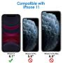 JETech Case for Apple iPhone 11 (2019), 6.1-Inch, Shockproof Bumper Cover, Anti-Scratch Clear Back, Black