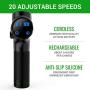 Muscle Massage Gun for Athletes Professional Deep Tissue Percussion Massage for Pain Relief, Sore Muscle and Stiffness Handheld Electric Body Massager 20 Speed