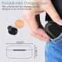 Wireless Earbuds in-Ear Touch Control Bluetooth Headphones, Built-in Dual Mics Deep Bass Sound, USB-C Charging Case Wireless Headphones DX5 (Black)