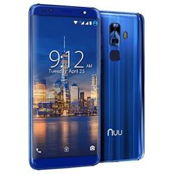 NUU Mobile G3 5.7" Android Smartphone with Fingerprint ID with 1-Year Warranty, Sapphire