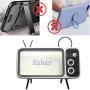 Mobile Phone Screen Stand. Retro TV Mobile Phone Base. Charge Your Phone. with Speakers. for iPhone X / 8/8 Plus / 7/7 Plus / 6 / 6s / 6 Plus / 6s Plus. Smart Gifts for Families, Girls/Boys Friend