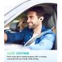 Bluetooth Earbud Single Ear Wireless Headset Mini Bluetooth Earpiece Hands-Free Car Headphone Business Earphone with Mic 6-Hour Playtime for Cell Phones for Office/Workout/Driving